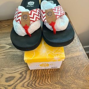 Yellow Box Yulisa Red Flip Flops